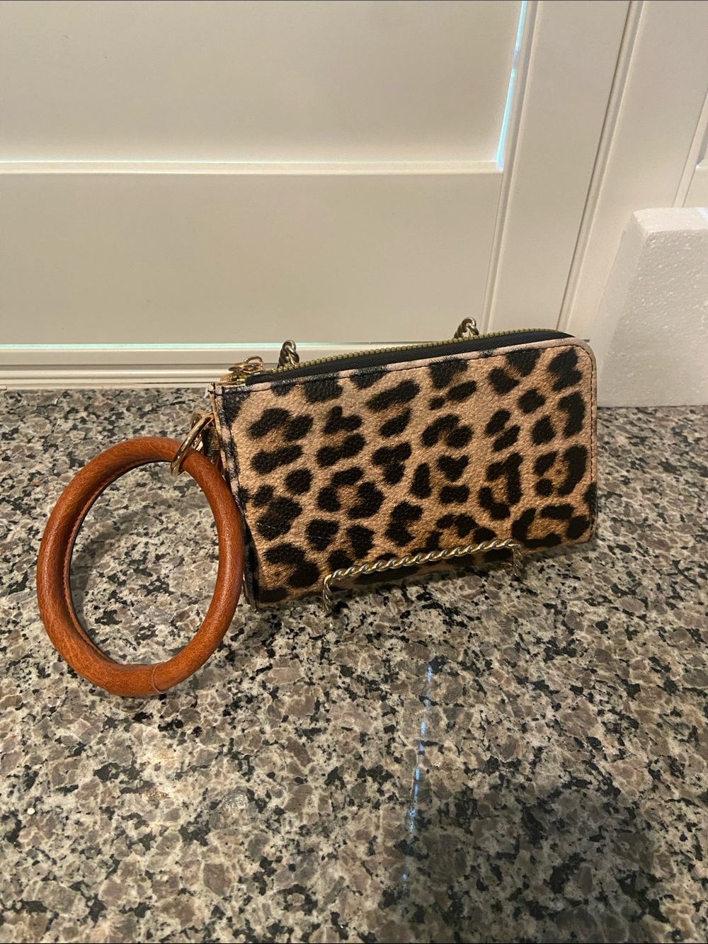Clutch/Wristlet in Animal Print - Picture 2 of 15